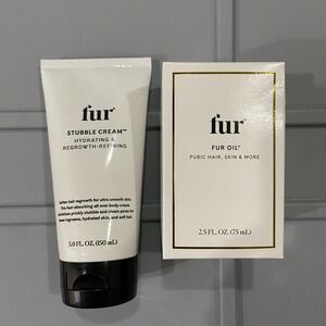 Bundle of Fur Oil and Stubble Cream NWT
